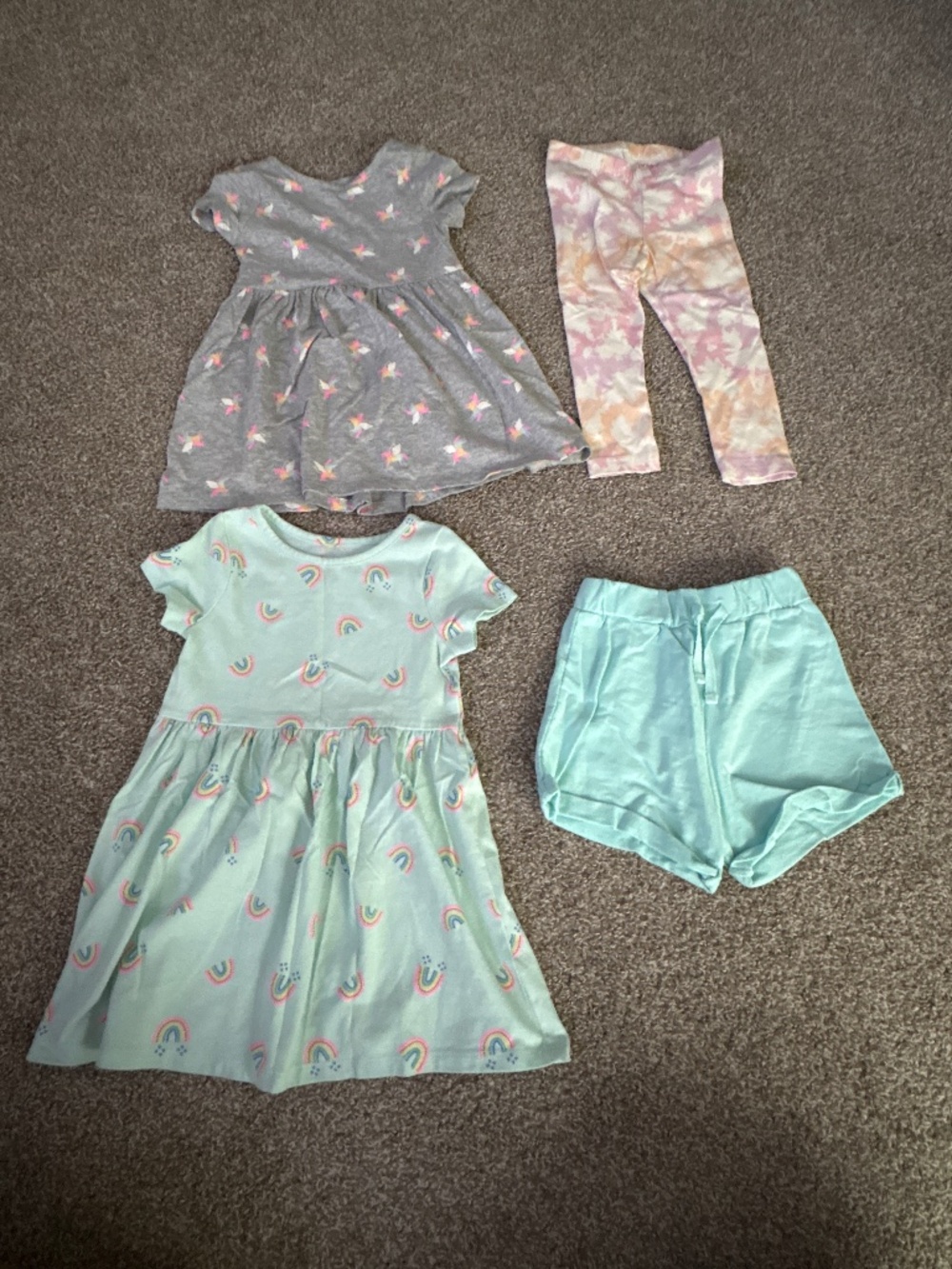 Girls dress and bottoms bundle lot size 2T and 3T